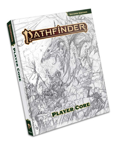 Pathfinder 2nd Edition: Player Core Rulebook Sketch Cover