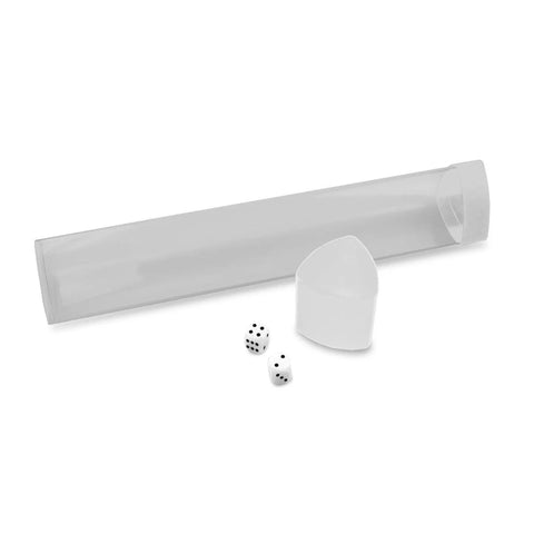 Playmat Tube w/ Dice Cap - White