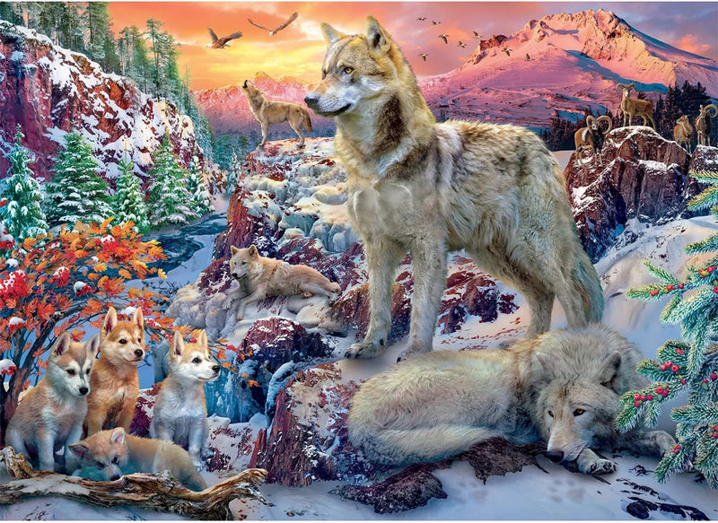 1000 Piece Puzzle: Wolves Assortment