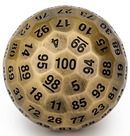 Titans Fist Metal D100 Ancient Bronze