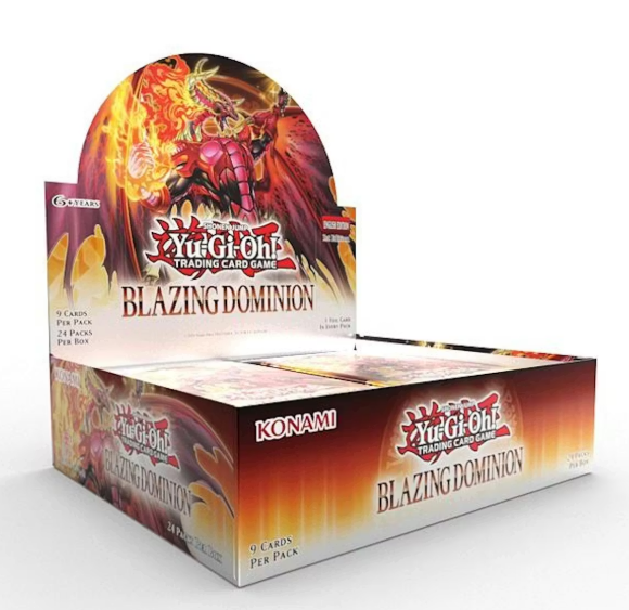 Yu-Gi-Oh Blazing Dominion Booster Display