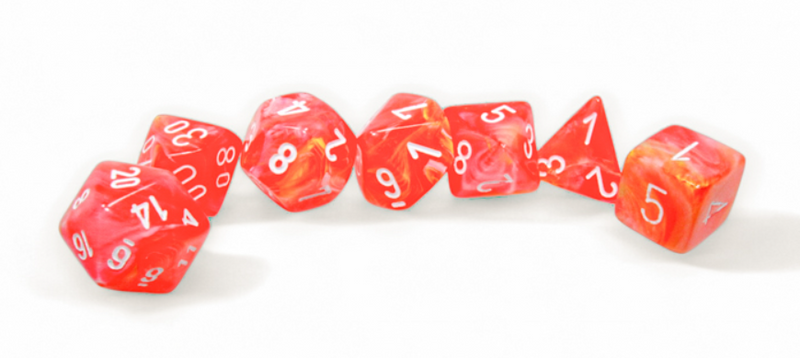 Chessex: Polyhedral Festive™ Dice sets