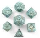 Metal Solid Druid Dice