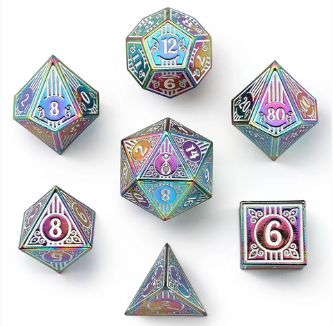 Metal Solid Bard Dice