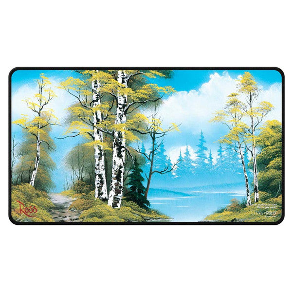 Black Stitched - Bob Ross Lakeside Path