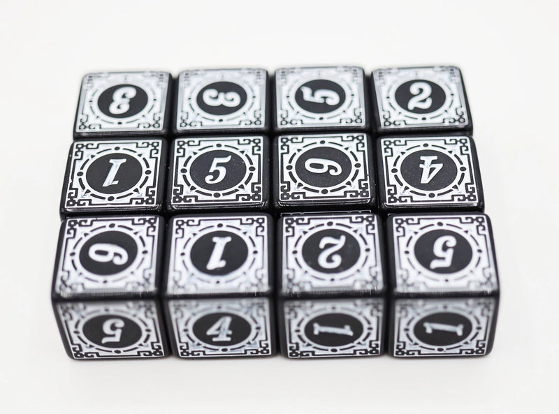12 Piece D6's - Magic Burst