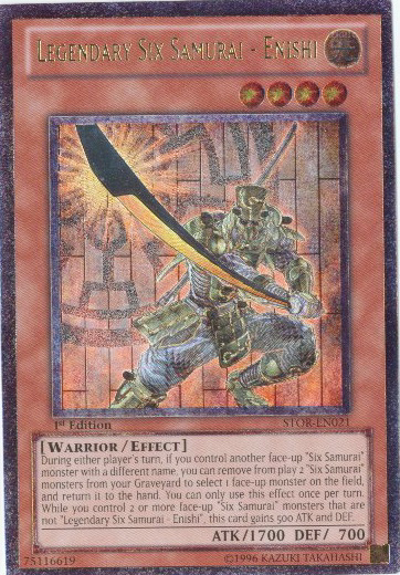 samurai yugioh cards Legendary Six Samurai
