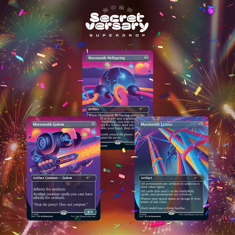 MTG Secret Lair: Mycosynthwave, Rainbow Foil Edition