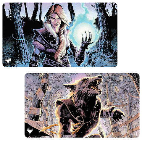 Playmat: MTG Double Sided- Innistrad Remastered- Arlinn Kord / Arlinn, Embraced by the Moon