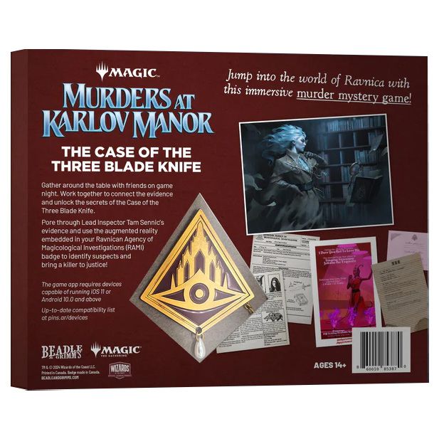 Magic the Gathering: Murders at Karlov Manor: The Case of the Three Blade Knife