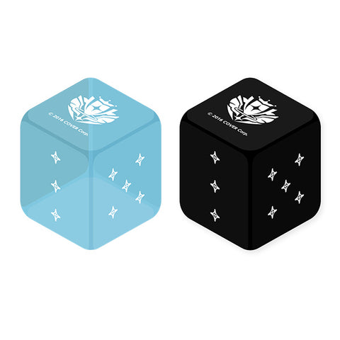 Hololive OCG: Dice Set- Light Blue & Black