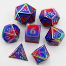 Bisexual Pride Flag - Metal Rpg Dice Set