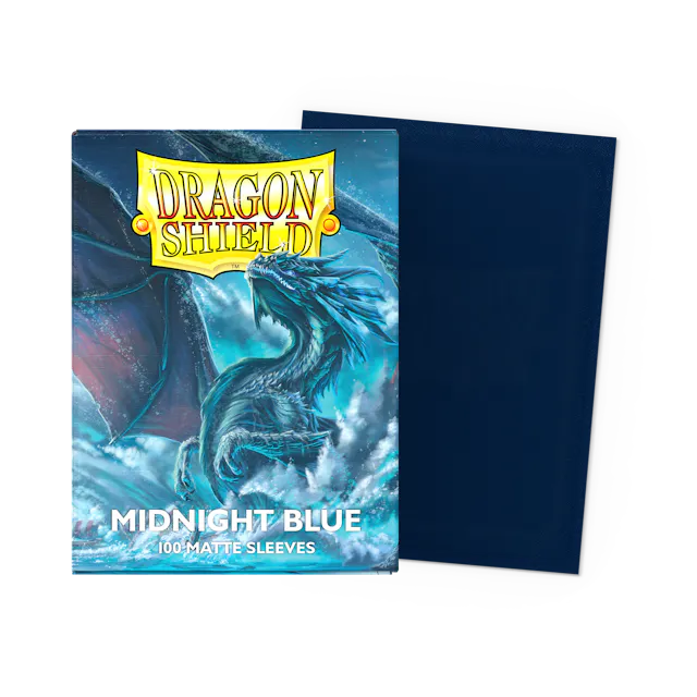 Dragon Shield Matte Dual Sleeve -  Midnight Blue ‘Ondallix’ 100ct