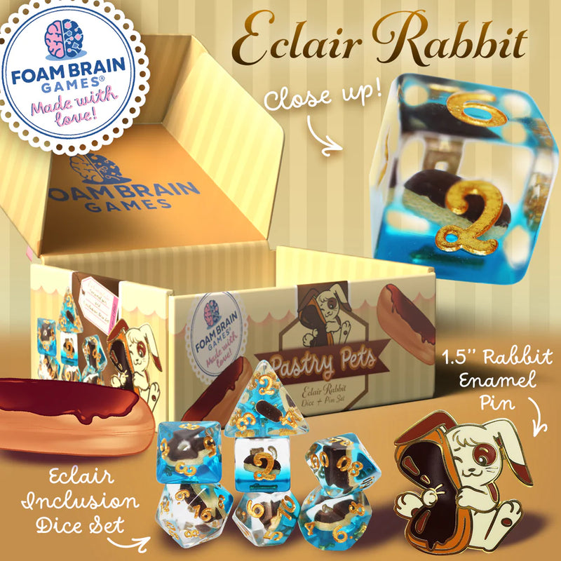Pastry Pets: Pin & RPG Dice Set