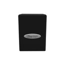 Deckbox: Satin Cube 100+ Solid- Black, Jet