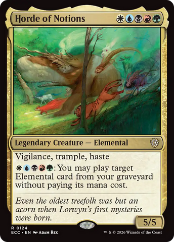 Horde of Notions [Lorwyn Eclipsed Commander]