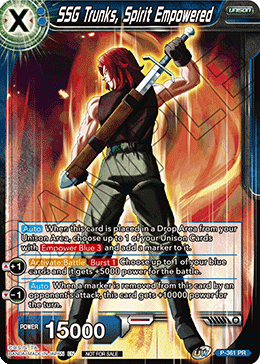 SSG Trunks, Spirit Empowered (P-361) [Promotion Cards]