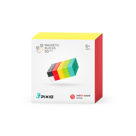 Pixio Color Series: Magnetic blocks 50pc
