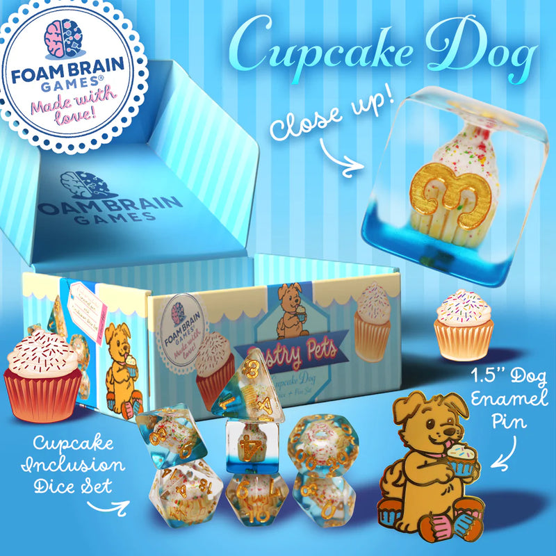 Pastry Pets: Pin & RPG Dice Set