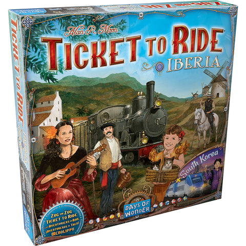 Ticket to Ride Iberia & South Korea Expansion