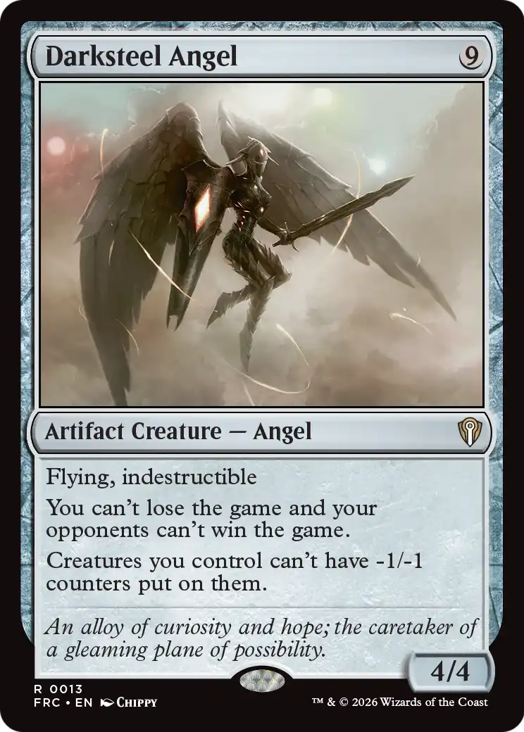 Darksteel Angel [Reality Fracture Commander]