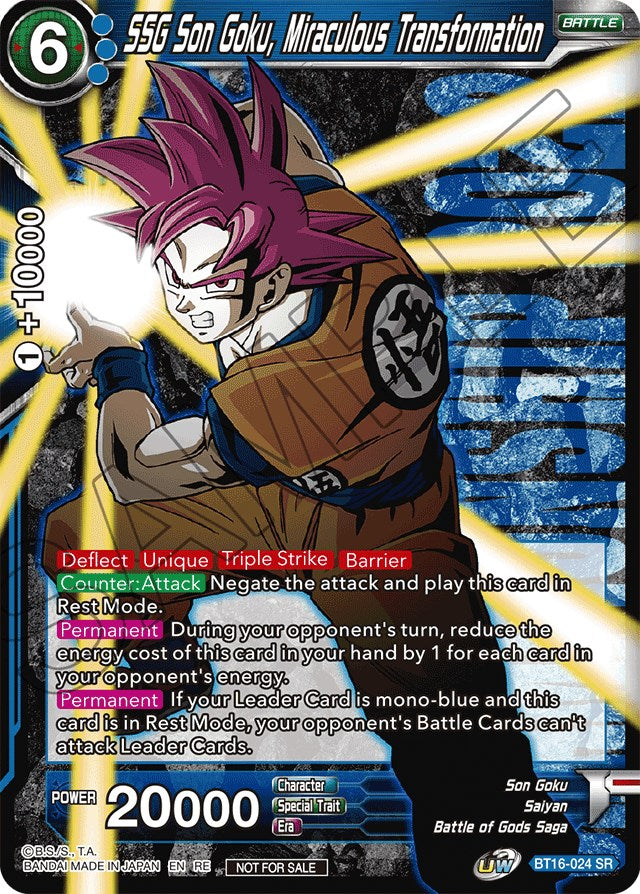 SSG Son Goku, Miraculous Transformation (Championship 2022) (BT15-024) [Promotion Cards]