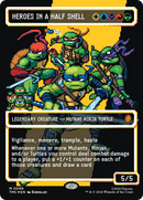 Heroes in a Half Shell (0096) (Borderless) (Surge Foil) [Teenage Mutant Ninja Turtles Commander]