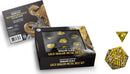 D&D Dragon Scale Metal Dice Set: Gold