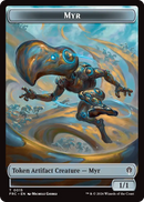 Gingerbrute // Myr Double-Sided Token [Reality Fracture Commander Tokens]