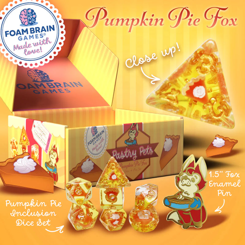 Pastry Pets: Pin & RPG Dice Set