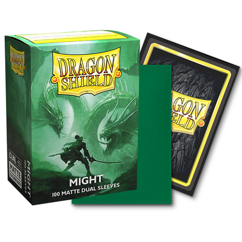 Dragon Shield Matte Dual Sleeve - Might 100ct
