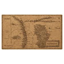 Playmat: The Hobbit- Map- Middle-Earth