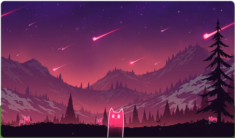 ManaCat Mountain Playmat