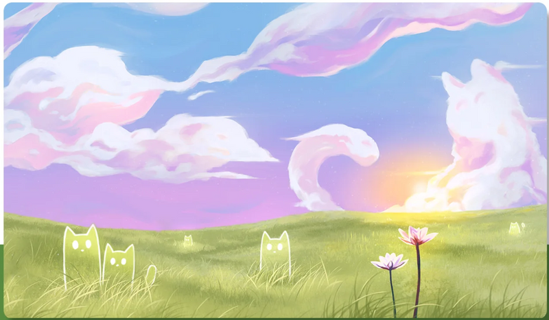 ManaCat Plains Playmat