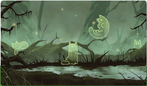 ManaCat Swamp Playmat