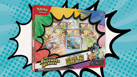 Mega Evolution Ascended Heroes: First Partners Deluxe Pin Collection
