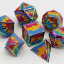 Pansexual Pride Flag - Metal Rpg Dice Set