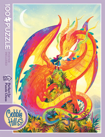 Cobble Hill 100 Piece Puzzle: Rainbow Dragon