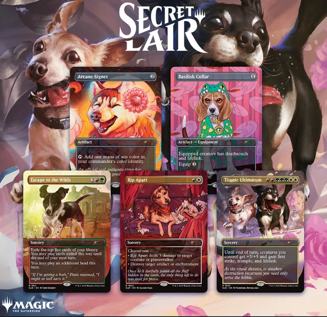 MTG Secret Lair: Dogs Are Better Than Cats