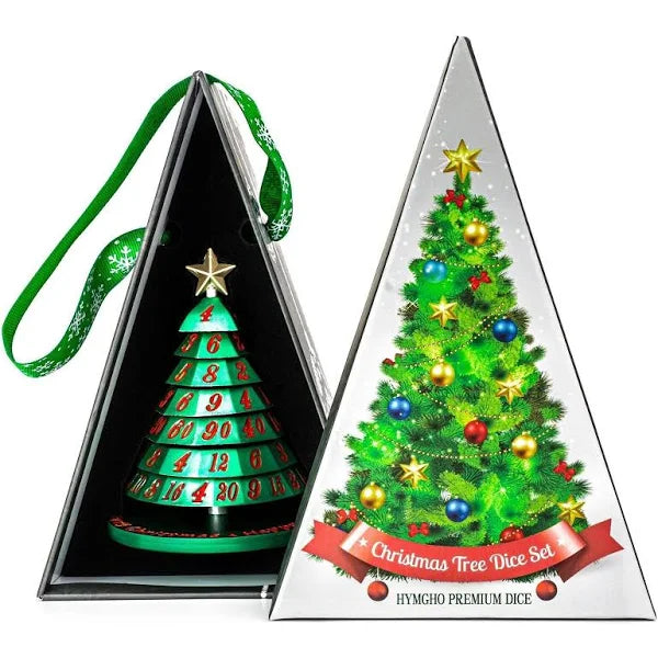 Christmas Tree Dice Set - plastic