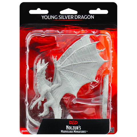 D&D Nolzur's Marvelous Miniatures: Young Silver Dragon