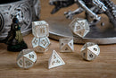 Hollow Metal Wyvern Dice Set