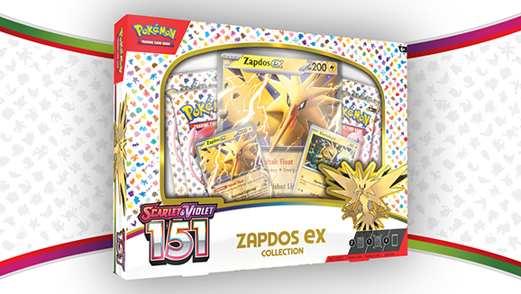 Pokemon 151: Zapdos ex Collection Box