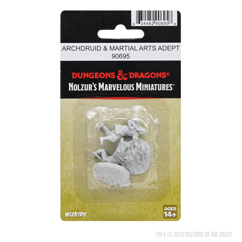 D&D Nolzur's Marvelous Miniatures: Archdruid & Martial Arts Adept