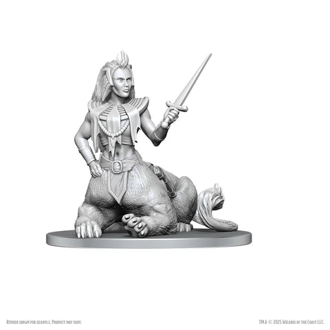 Wizkids Deep Cuts Miniatures: Unpainted Minis - Lamia