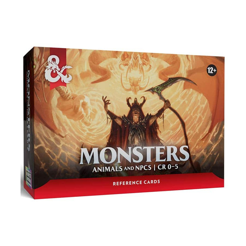 Dungeons & Dragons Reference Cards: Monsters- Animals and NPC's