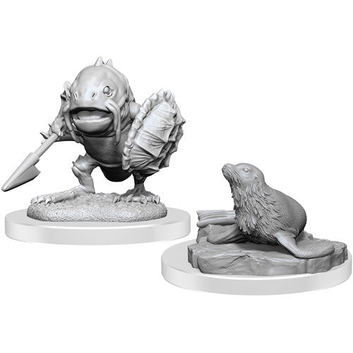 Nolzur's Marvelous Miniatures: Locathah & Seal