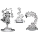 Nolzur's Marvelous Miniatures: Dark Spellcaster & Flameskulls