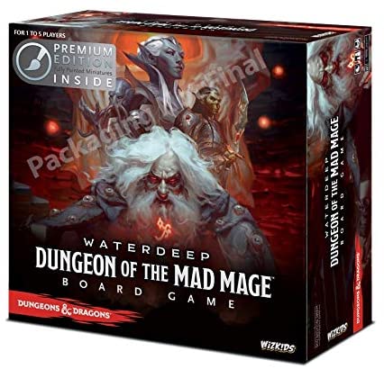 Dungeons and Dragons Waterdeep: Dungeon of The Mad Mage Adventure System Board Toy (Premium Edition)