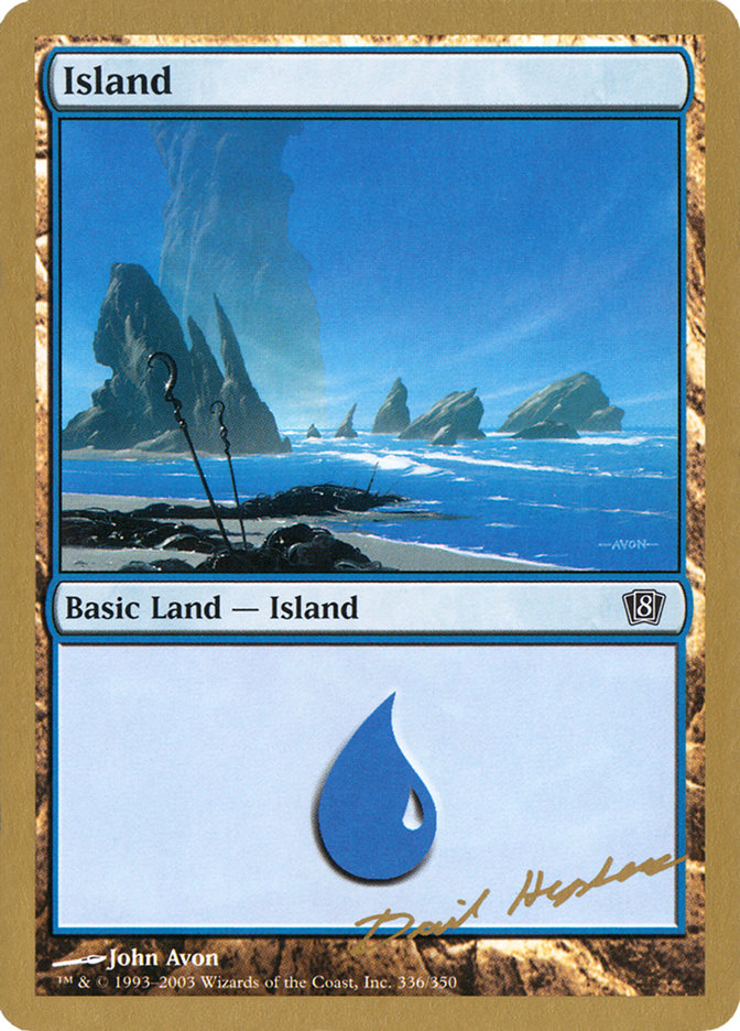 Island (dh336) (Dave Humpherys) [World Championship Decks 2003]